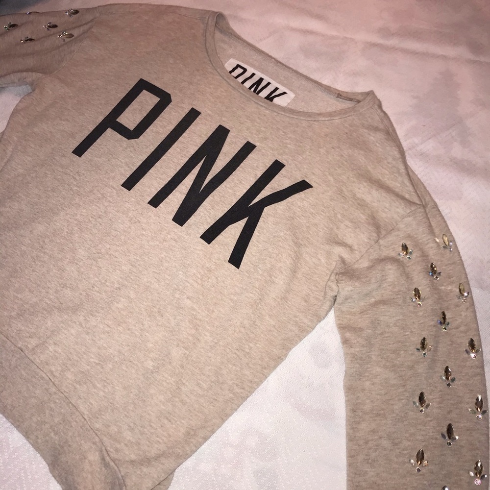 VS PINK DIAMOND SLEEVE SWEATER 💎